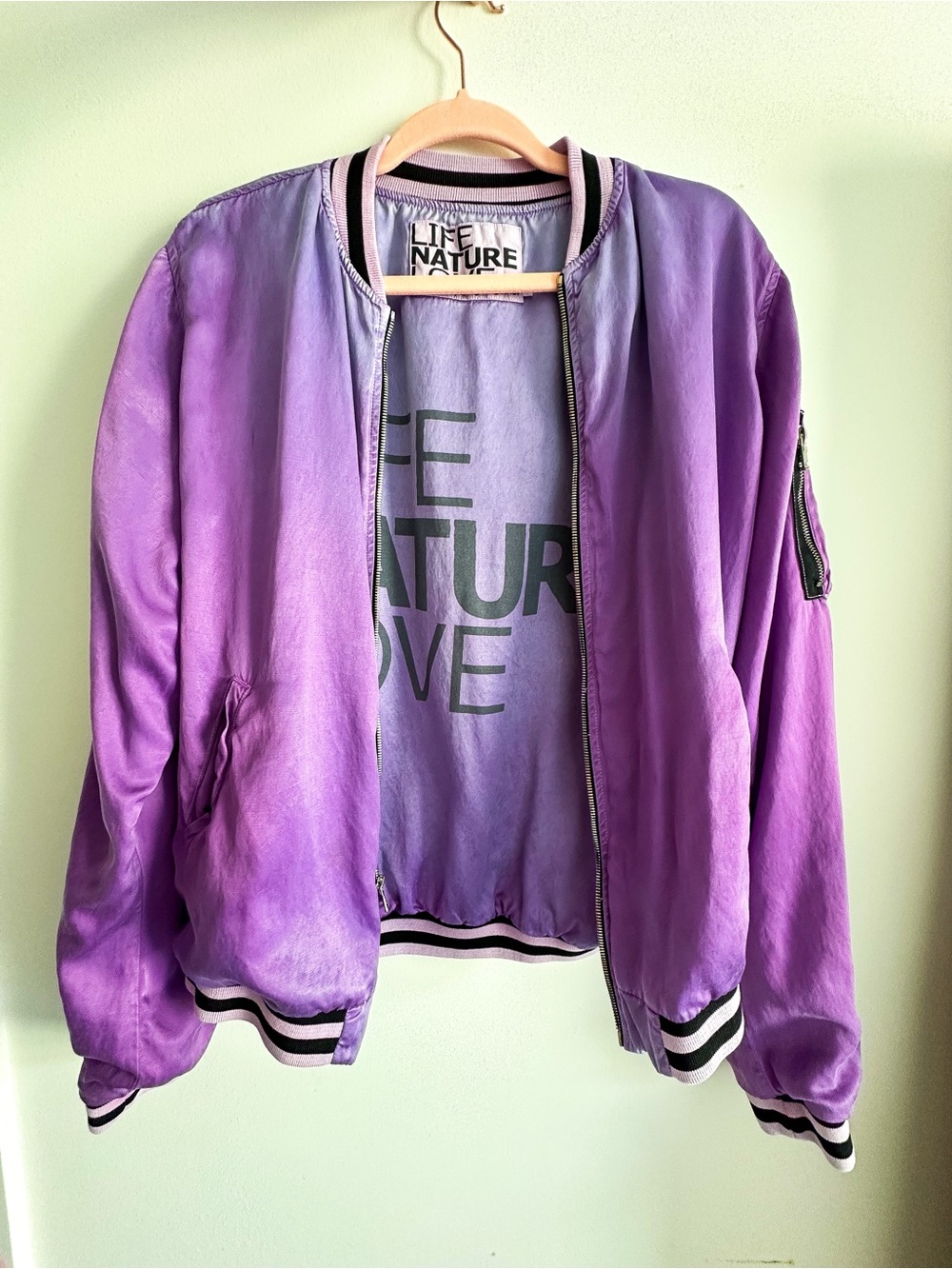 Free City Silk Bomber Jacket